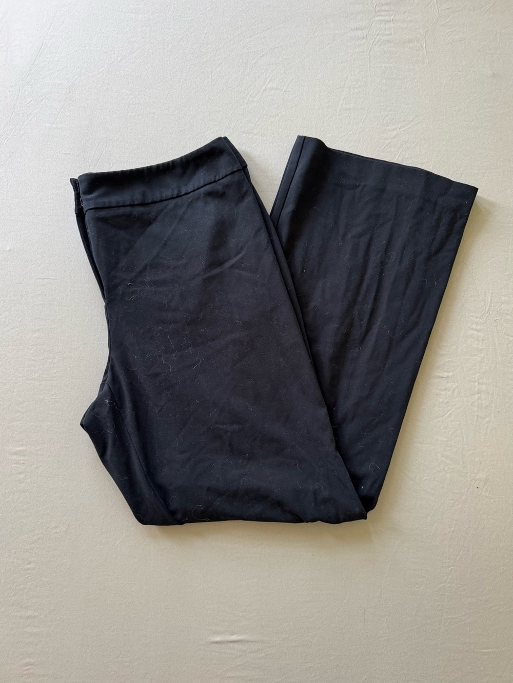 Vintage Y2K A/Line Stretch Knit Wide Leg Trousers